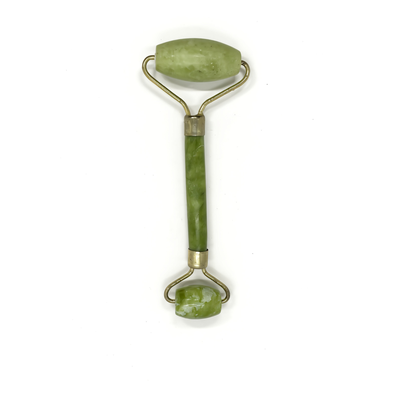 Natural Real Jade Facial Roller – Light Green Stone, Cooling Massage
