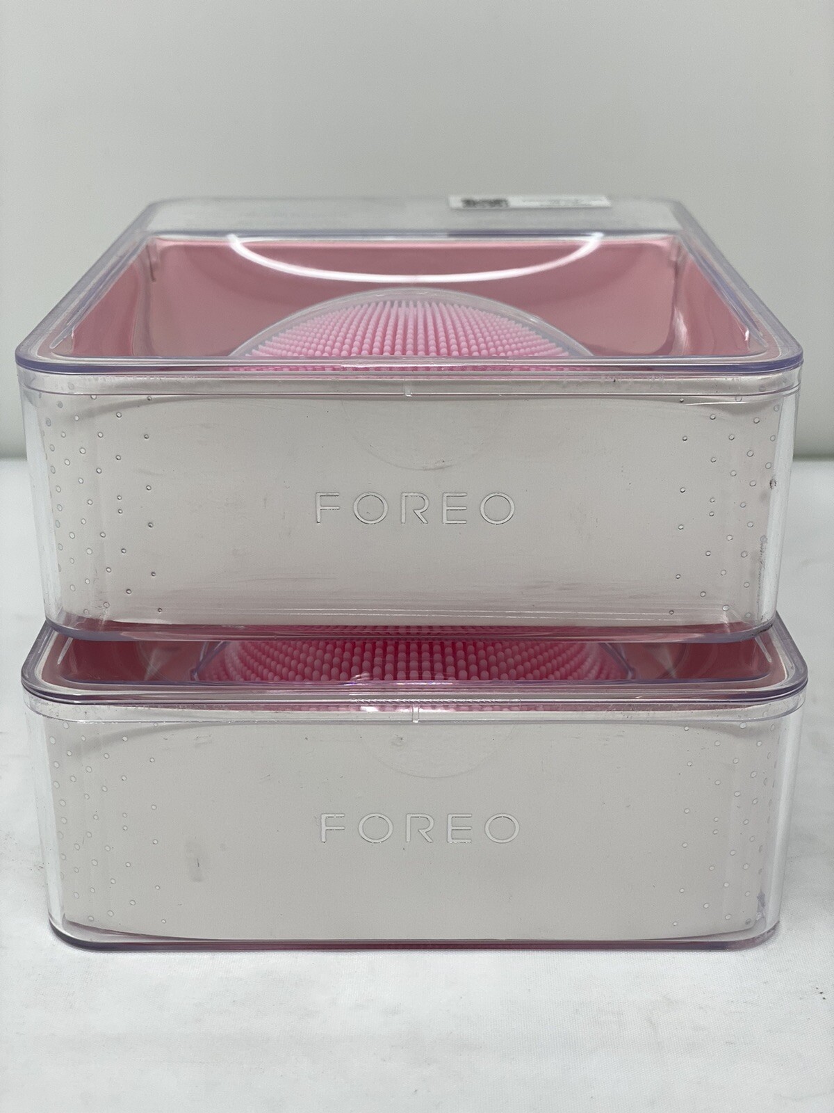 Lot Of 2 FOREO Luna Mini 3 Smart Facial Cleansing Massage PEARL PINK NEW Sealed