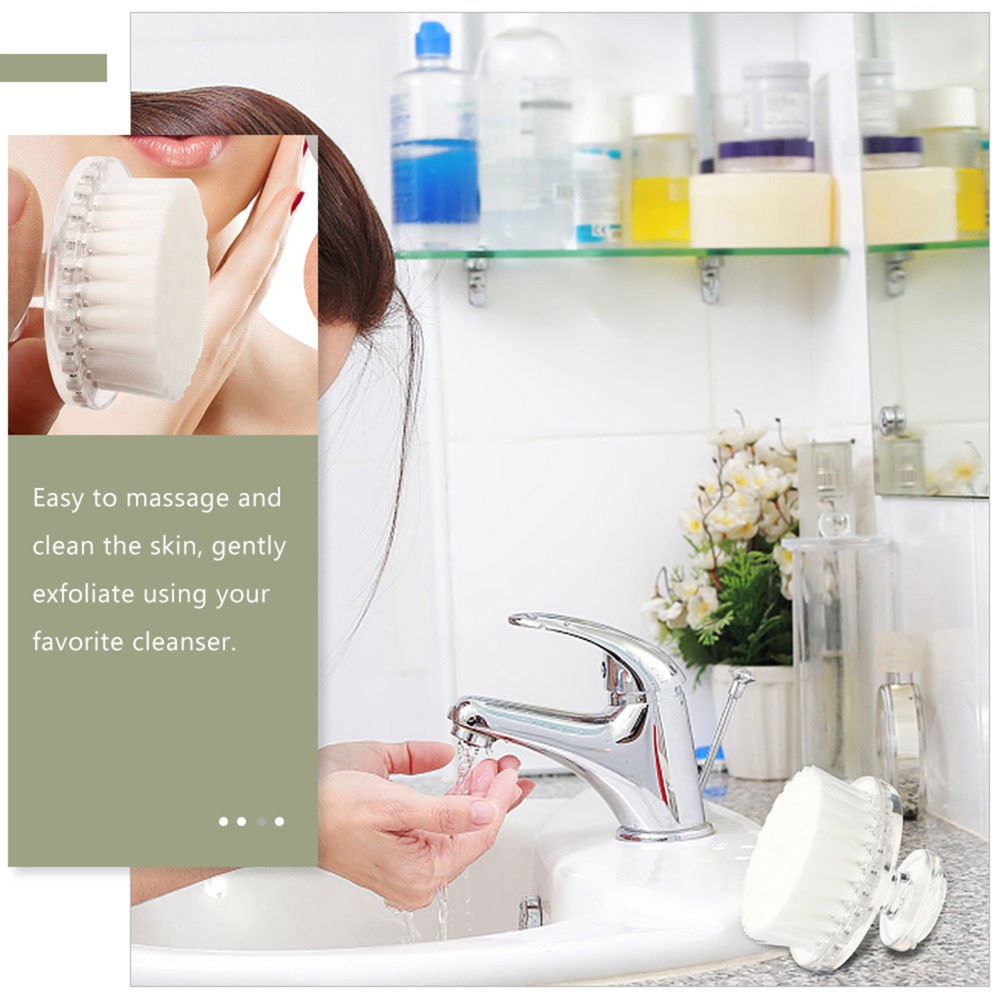 1Pack Face Cleansing Brush Manual For Facial Skin .1In