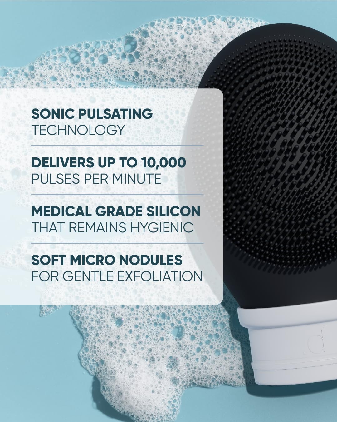 Buttah Skin by Dorion Renaud Vibe Cleansing Brush with Stand – Black