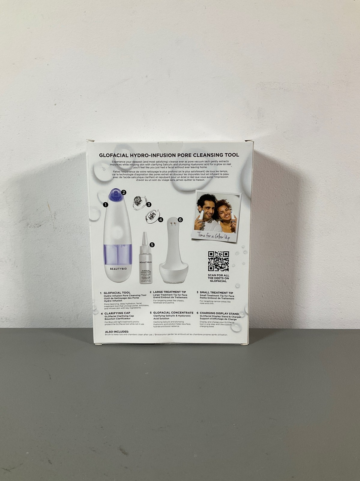 BeautyBio GloFacial Pore Cleanser with Blue LED Light & Hyaluronic Acid