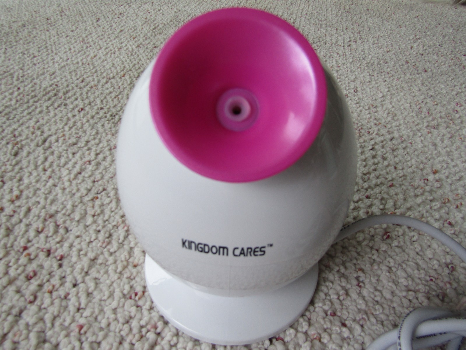 Kingdom Cares Hot Mist Moisturizing Facial Steamer Pink Model KC1330