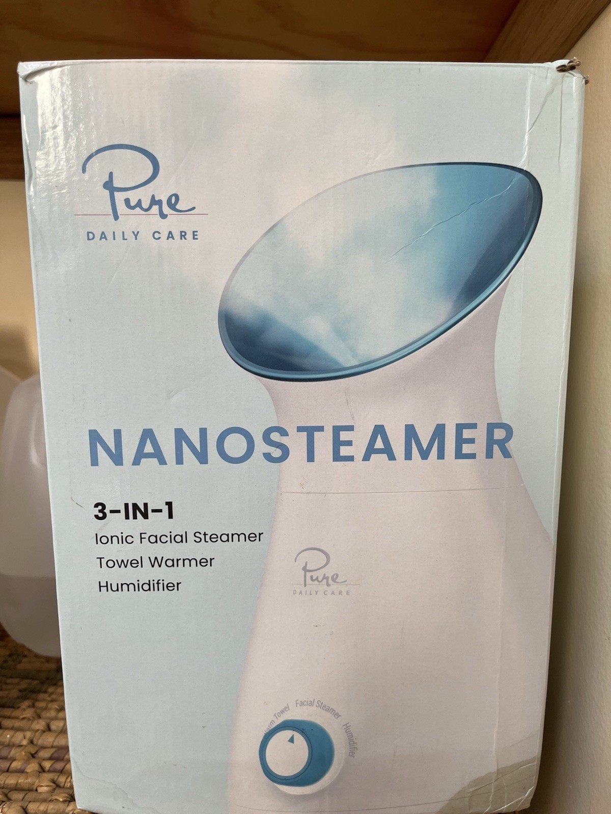 NEW 3in1 Nano Vaporizer Facial Steamer Cloth Warmer Extraction Kit Vaporizer