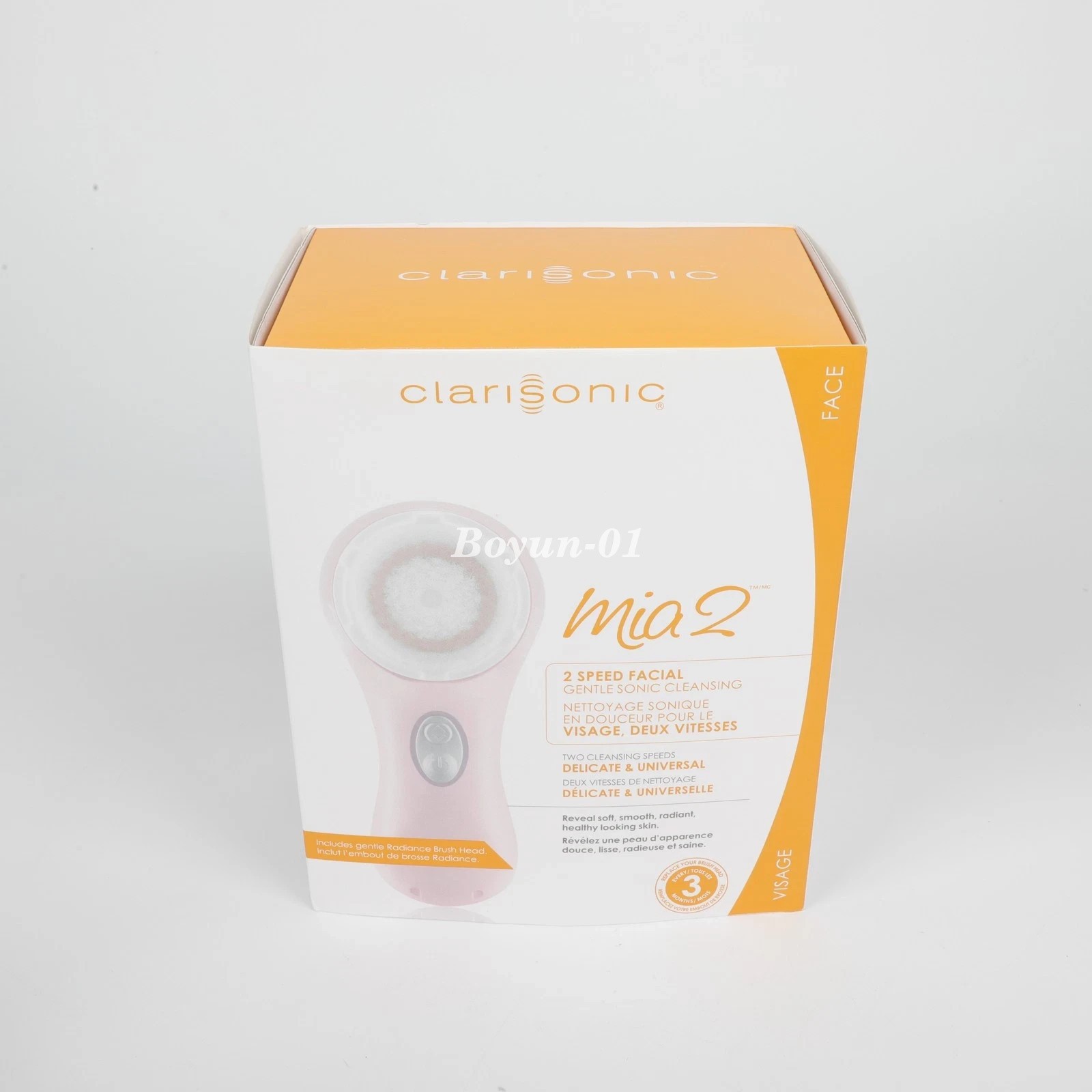 New Clarisonic Mia 2 Sonic Facial Skin Cleansing Brush System – PINK