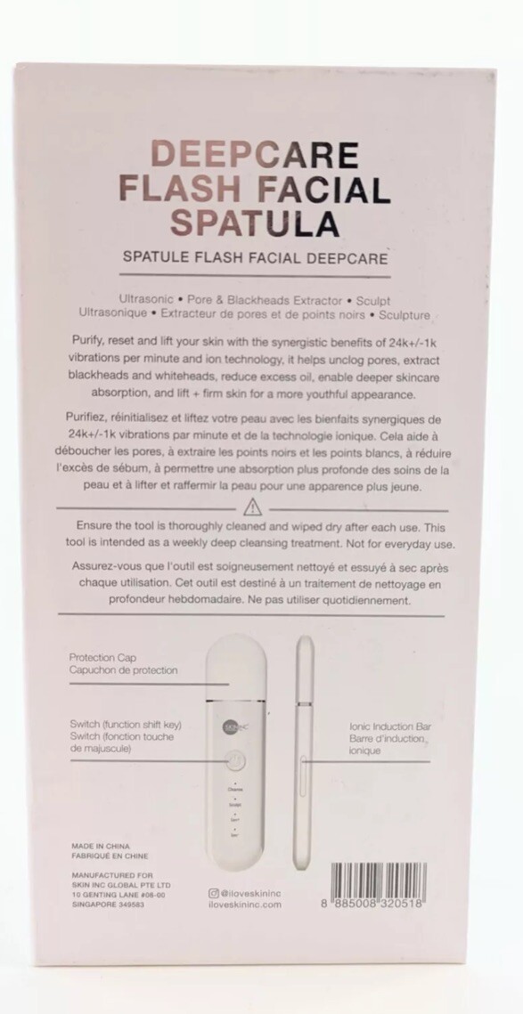 Pore Deep Cleansing Blackhead Scraper Skin Care Beauty Tool, Electric Spatula