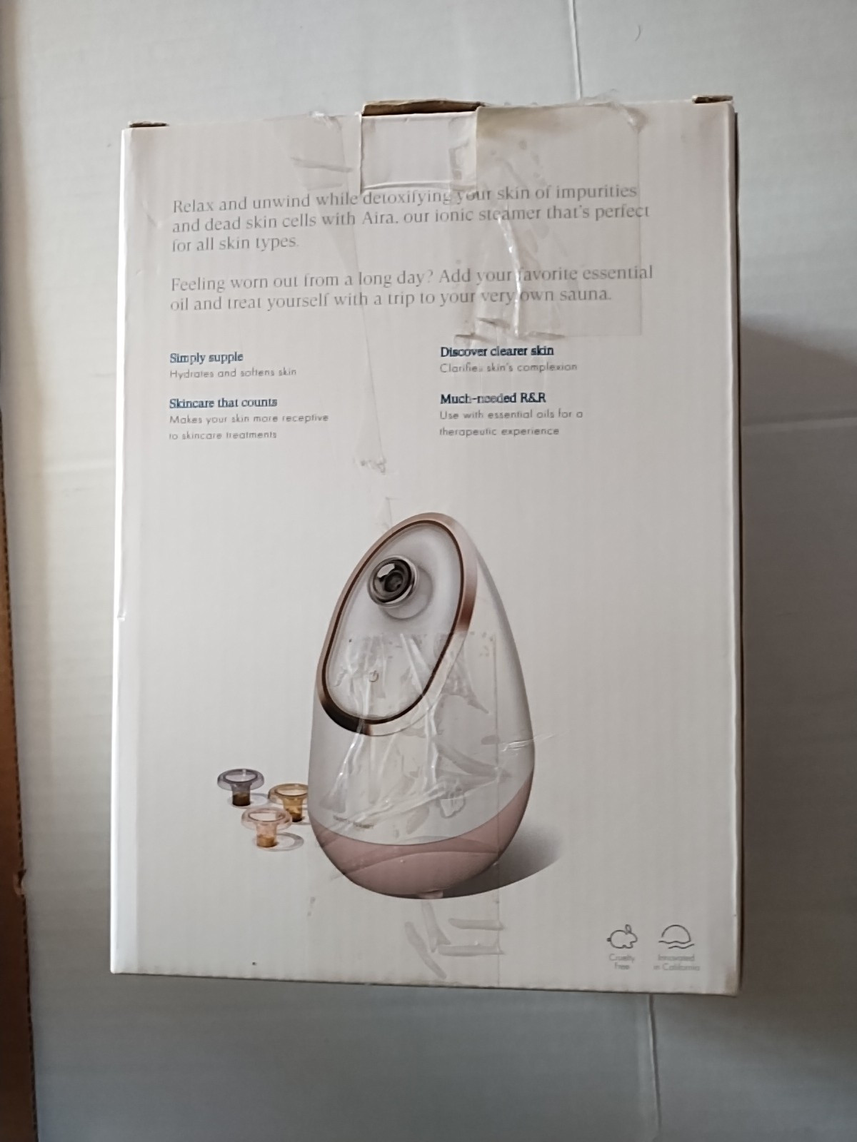 Vanity Planet Aira Ionic Facial Steamer Pore Cleaner That Detoxifies (Open Box)