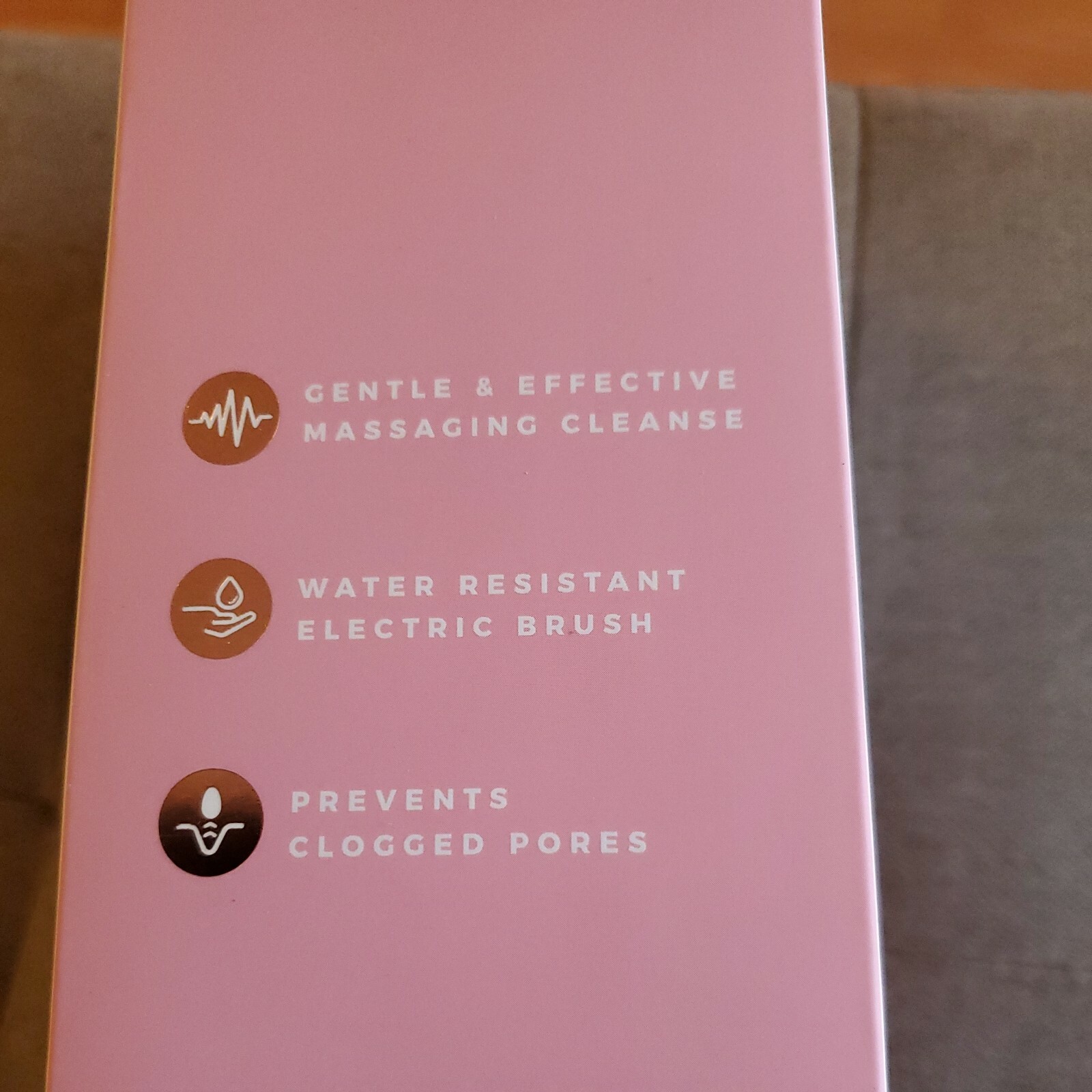 Brookstone Waterproof Cordless Facial Cleansing Brush 3pc set