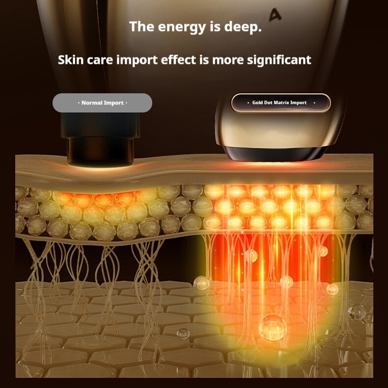 KONKA Electric Facial Massager EMS Red Light Introducer Face Skin Cleansing Care