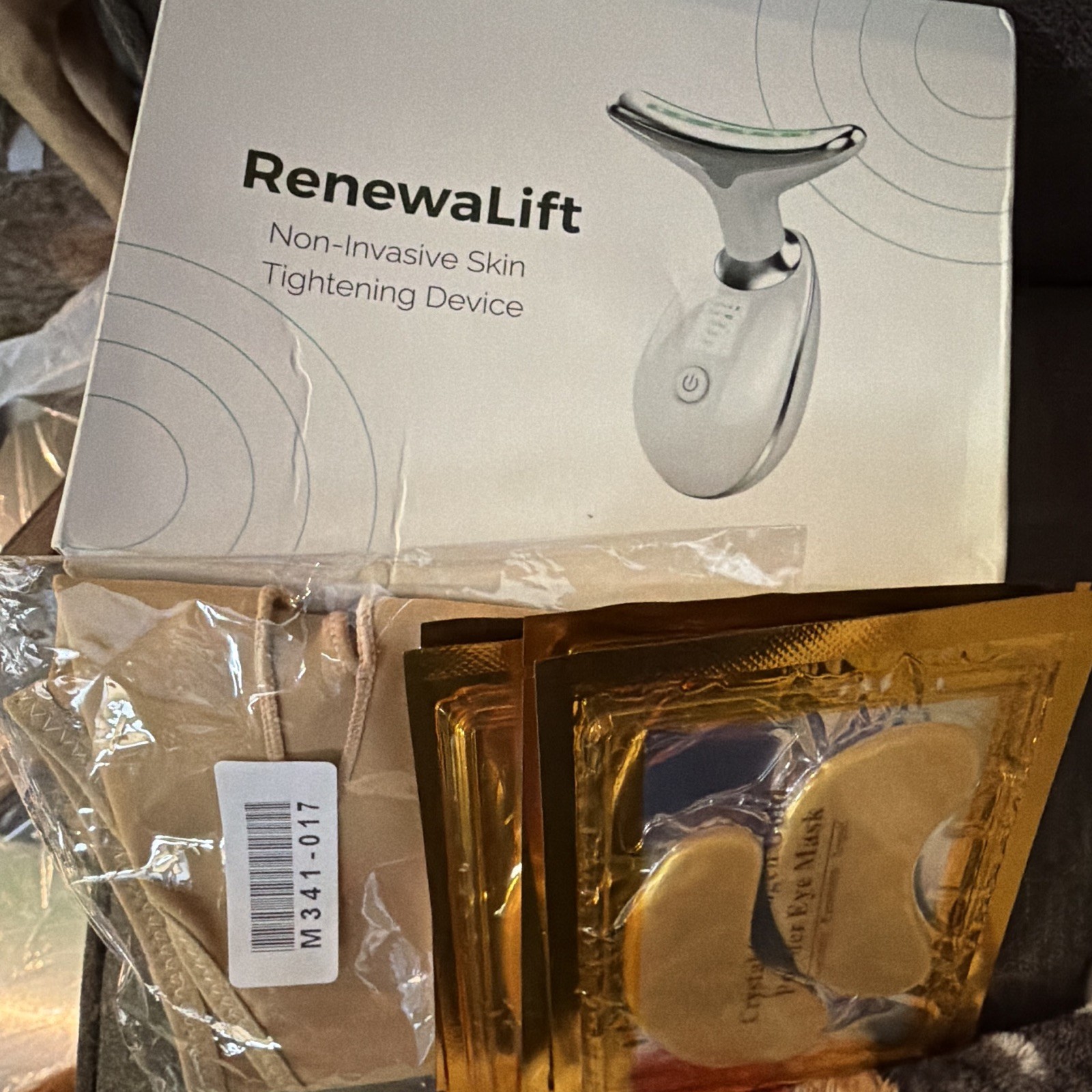 Renewalift Non-Invasive Skin Tightening Device for Wrinkles, Battery Powered