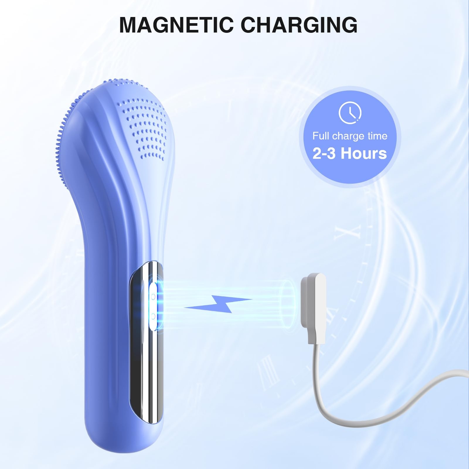 5 Modes Silicone Face Scrubber, Waterproof Face Scrubber Exfoliator for Men & Wo