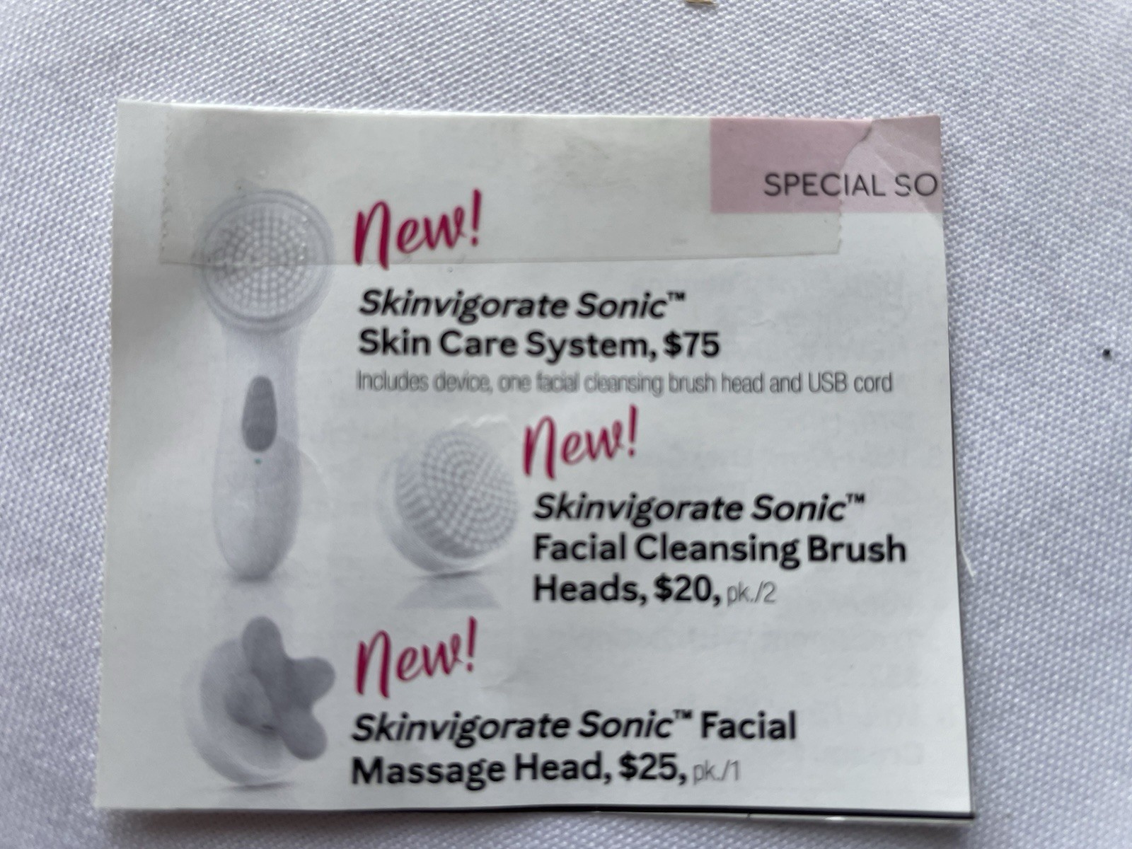 Mary Kay Skinvigorate Sonic Skin Care System w/Stand