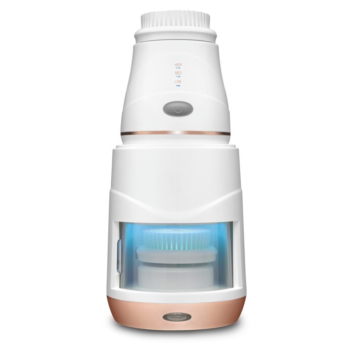 True Glow®Sonic Facial Brush + UV/LED Brush Sterilizer By CONAIR