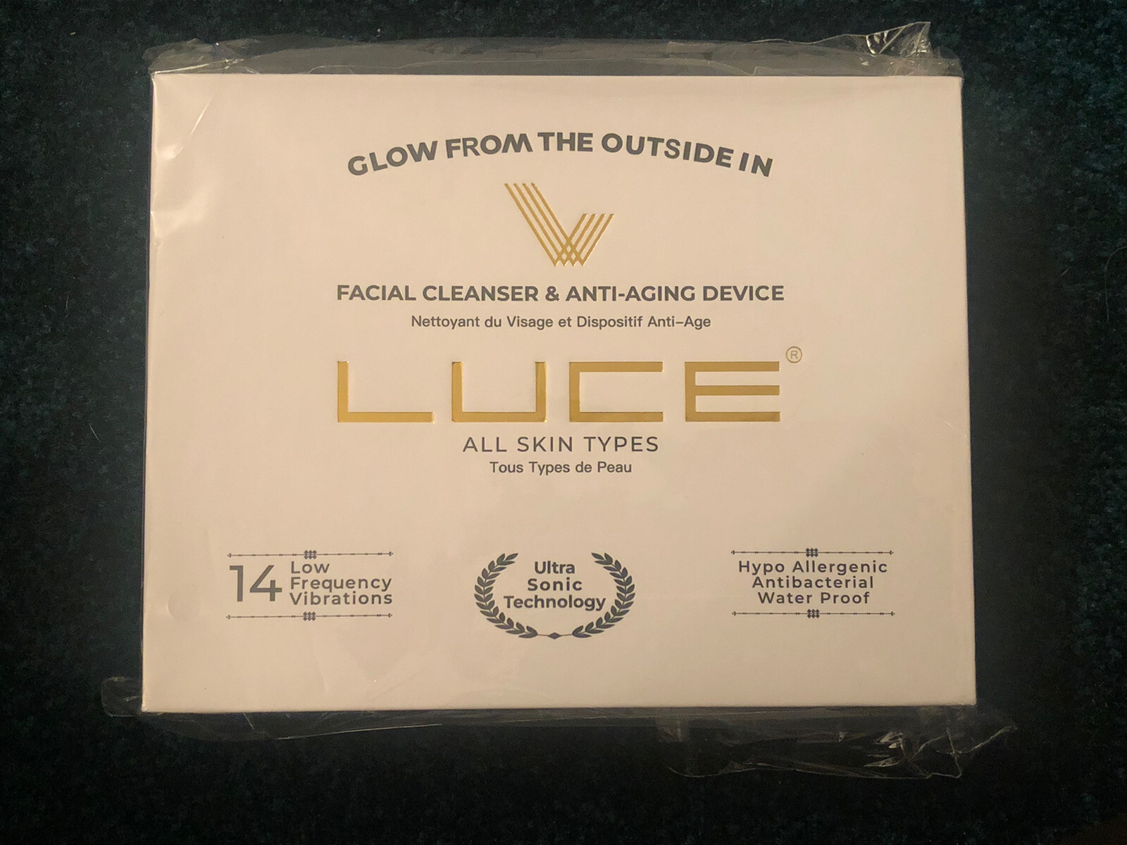 Luce Facial Cleanser Anti-Aging Device Black ~ Brand New in Box!! ❤️