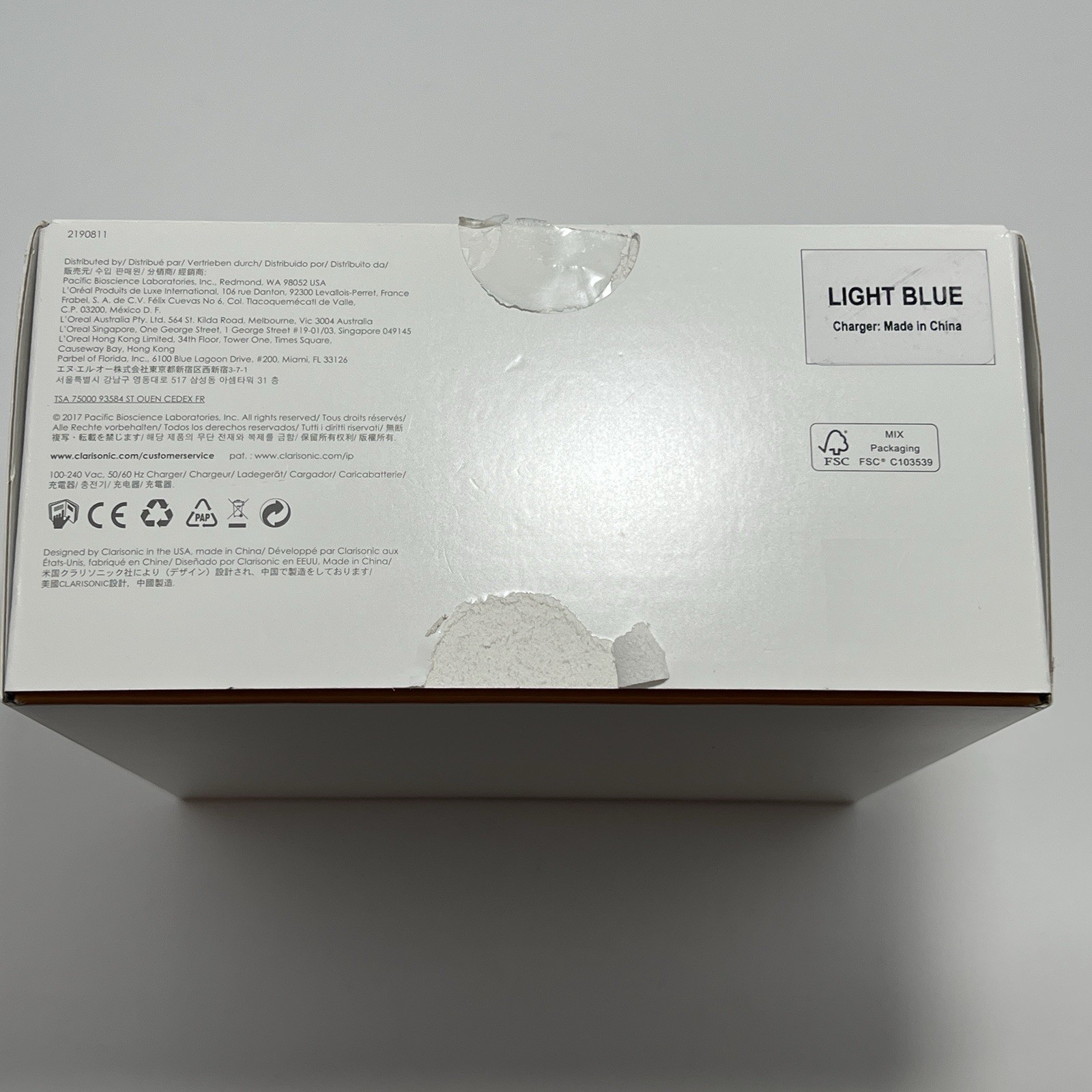Genuine Clarisonic Mia Sonic Facial Cleansing Brush Turquoise 3 Head -Open Box