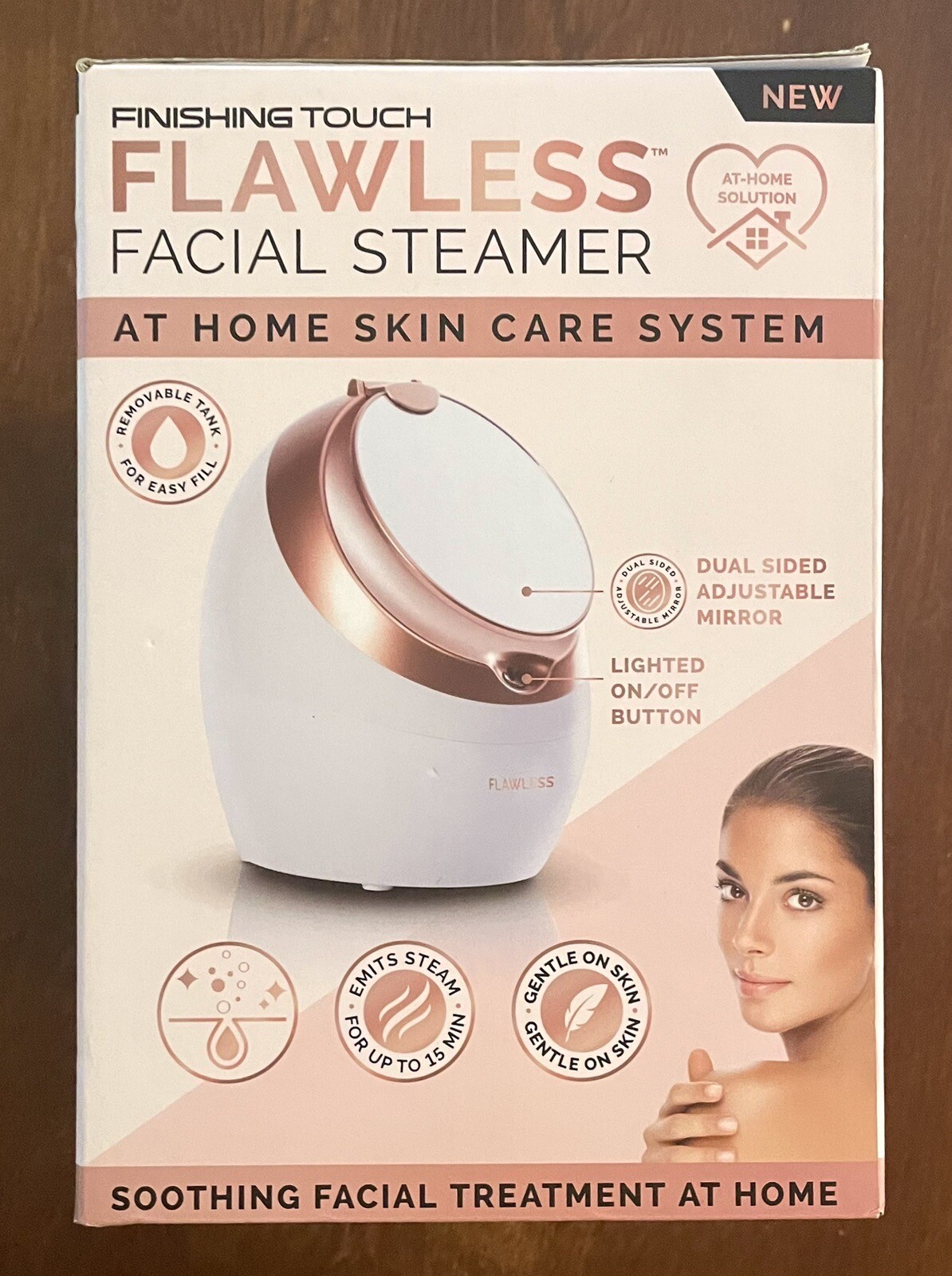 FINISHING TOUCH Flawless FACIAL STEAMER – At Home SKIN CARE System (NEW IN BOX)