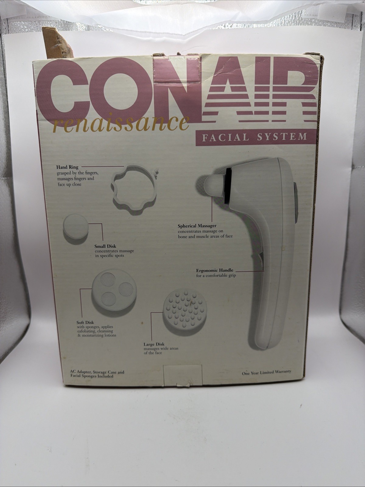 Vintage 1999 Conair Renaissance Facial System Model SM2 New in Box, Y2K Rare