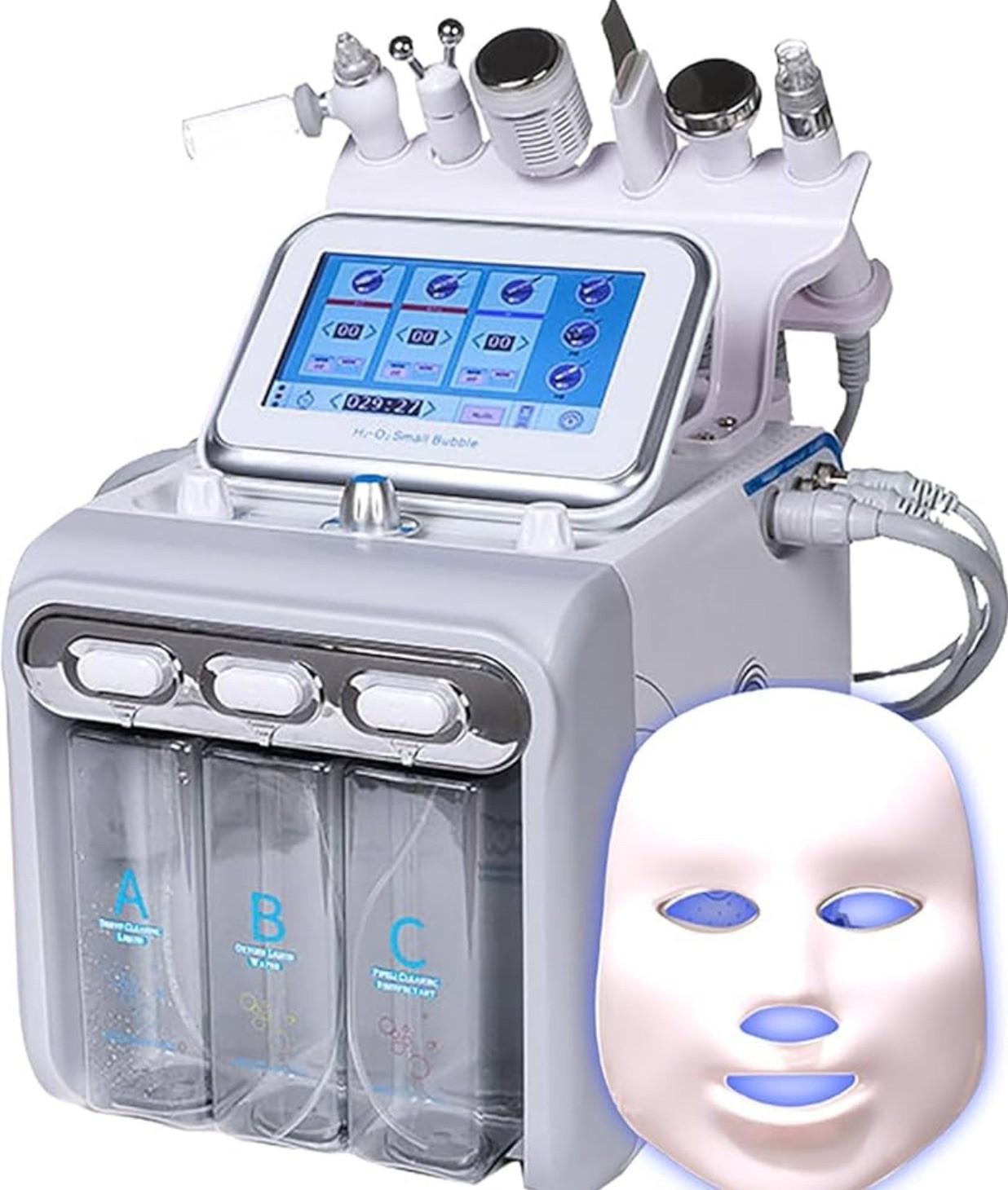H2-O2 Hydro Facial Machine | Small Bubble Oxygen Water Dermabrasion Open Box New