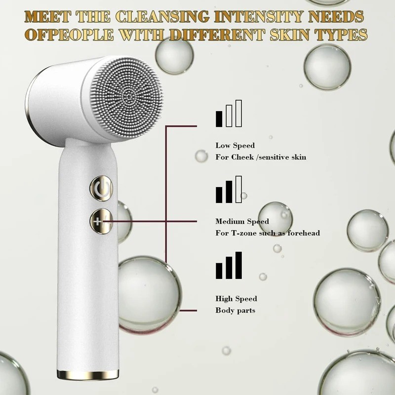 Multi-Functional Facial Cleaning Brush ABS Stainless Waterproof Pore Cleaner