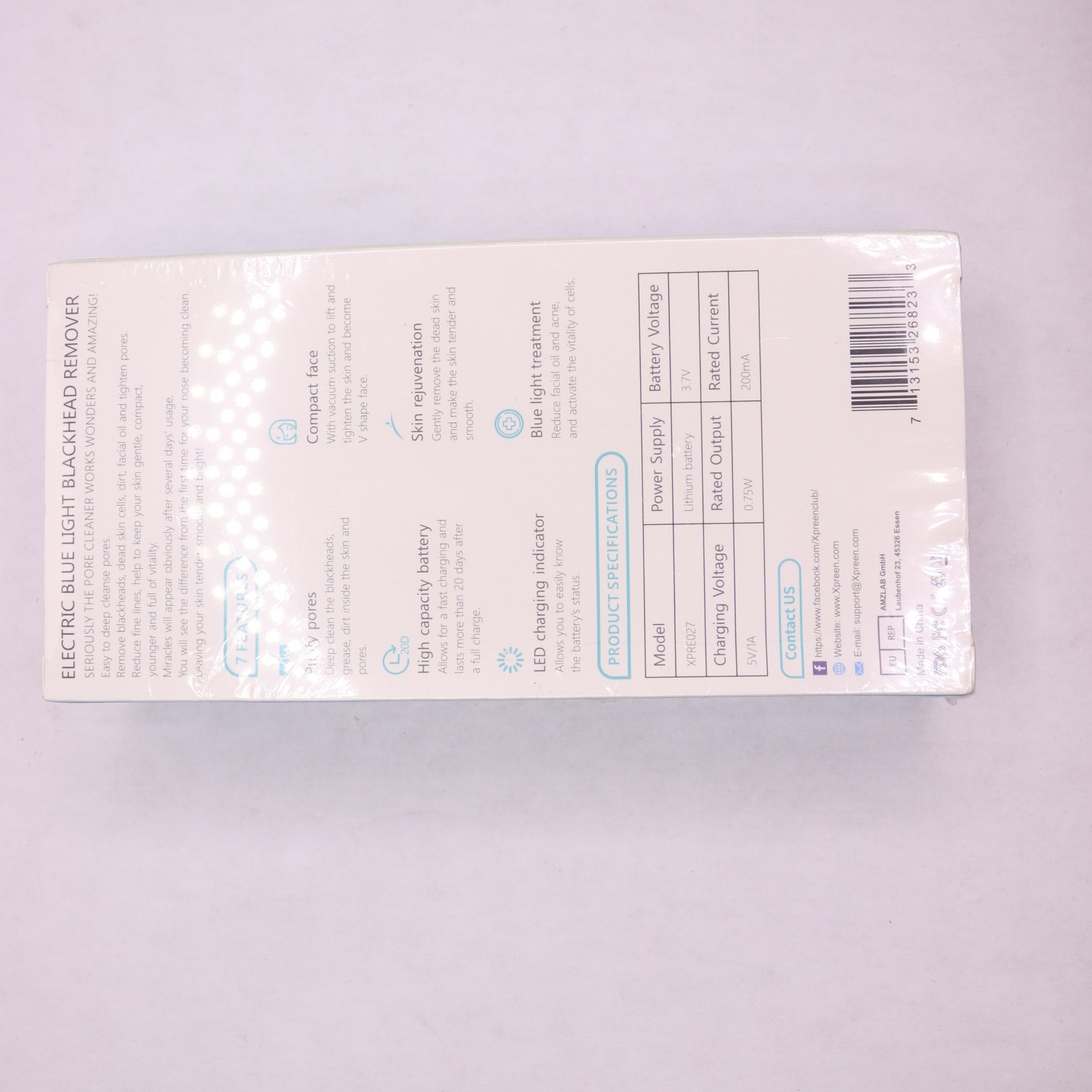 Vacuum Suction Electric Facial Pore Cleaner 4 In 1 – Tool Only