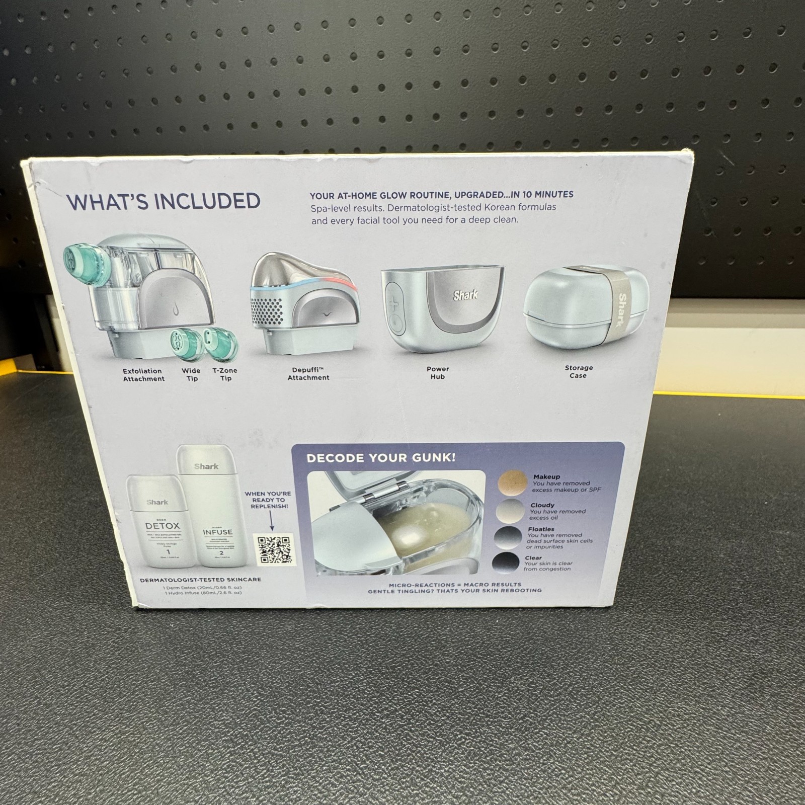 Shark – FacialPro Glow At Home Hydro-Powered Facial System – Blue