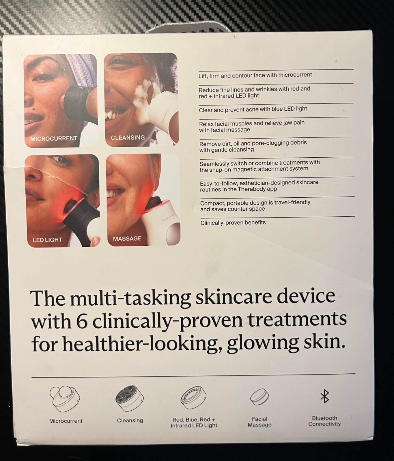 Open Box Therabody TheraFace PRO TF02220-01 Facial Therapy Device White