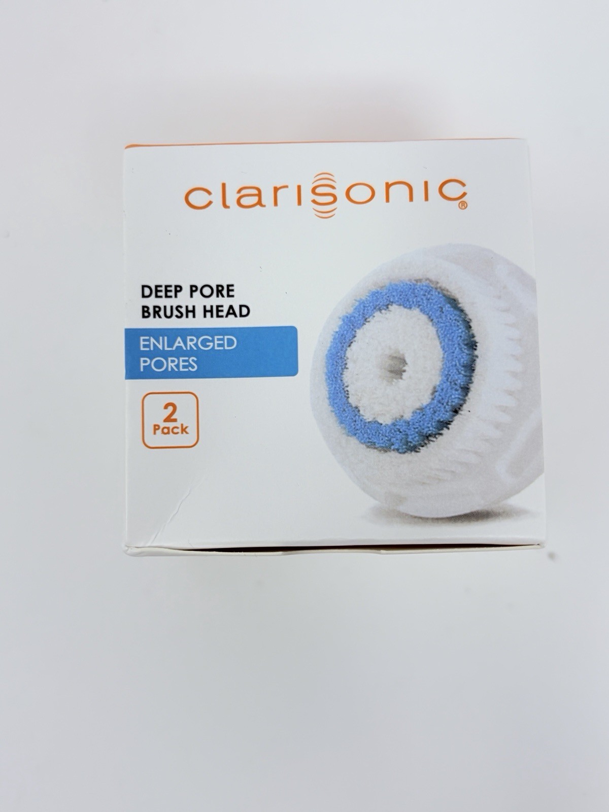 Clarisonic Mia Replacement Brush Heads Deep Pore 1 Box 2 Brushes
