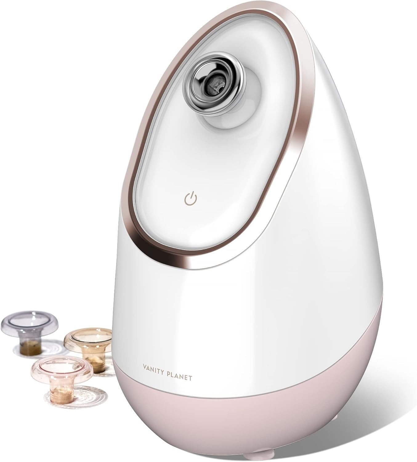 New Vanity Planet Aira Ionic Facial Steamer, Rose Gold for All Skin Types