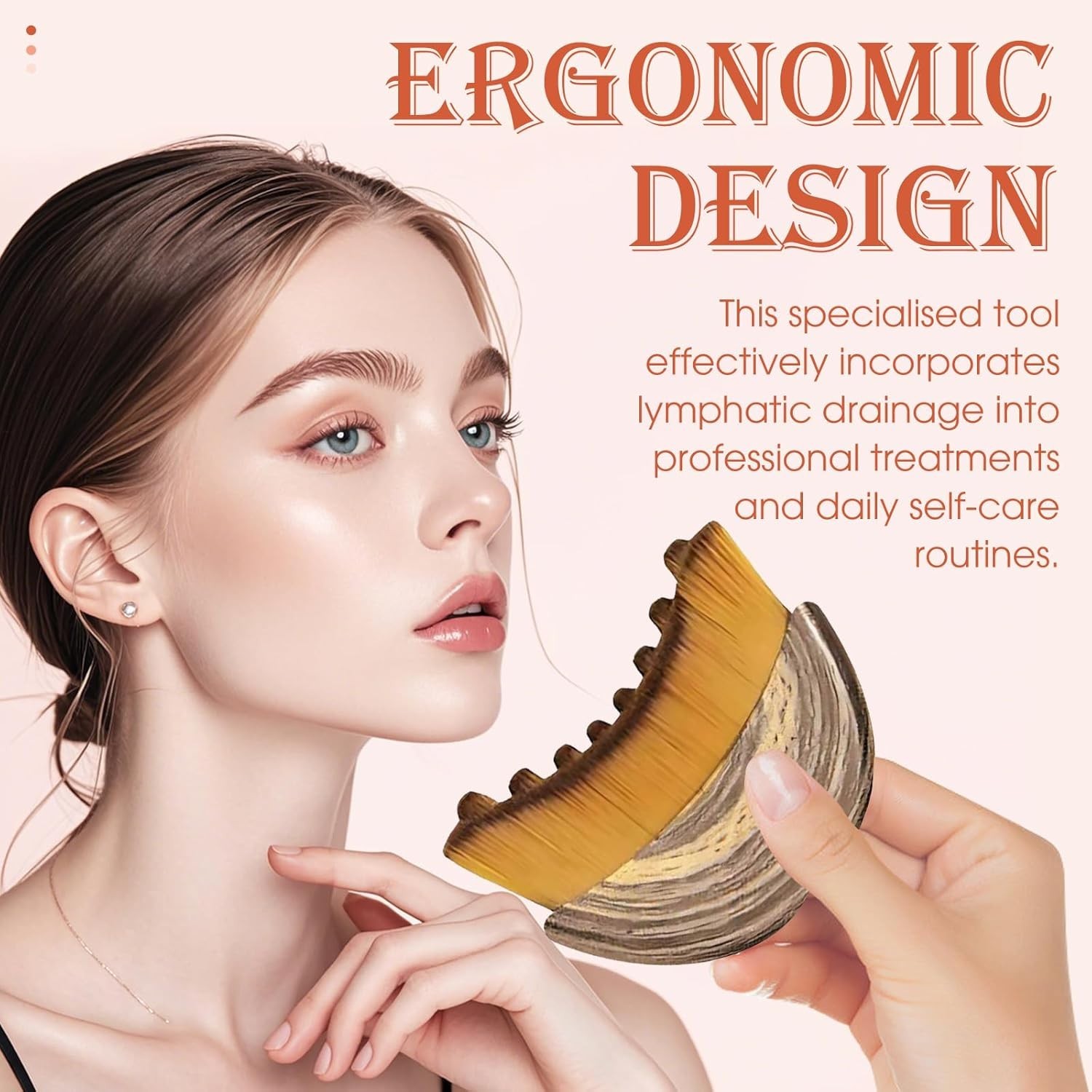Ultra-Soft 2PCS Lymphatic Drainage Face Brush – Sculpt & Depuff Effectively