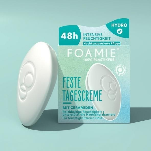 Foamie Solid Day Cream Hydro Intense Moisture Nourishing Day Cream For Skin