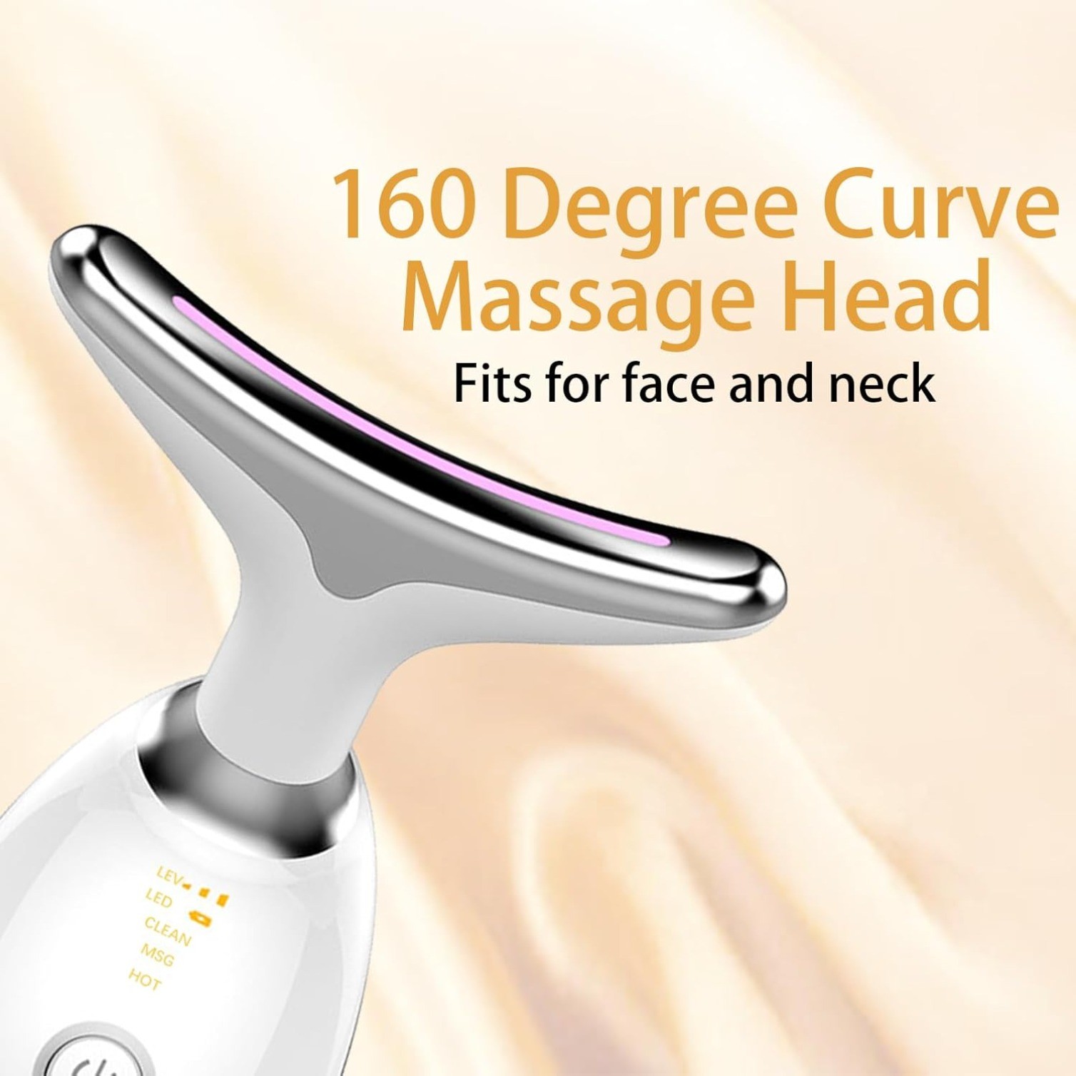 Neck Face Device, 3 in 1 Portable Face Sculpting Tool, Three Modes, White