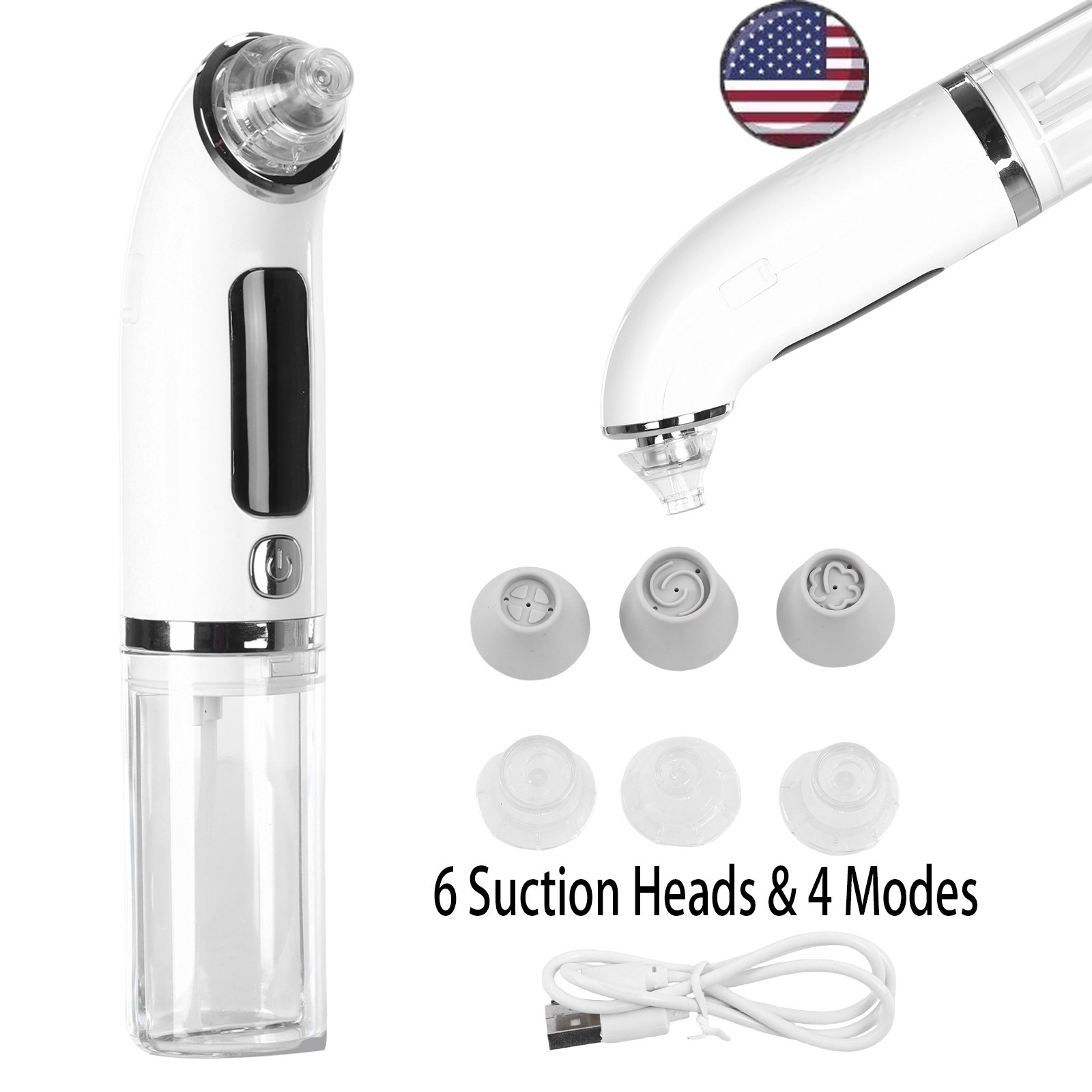 Blackhead Remover, Vacuum Suction Facial Pore Cleanser, Acne & Comedones cleaner