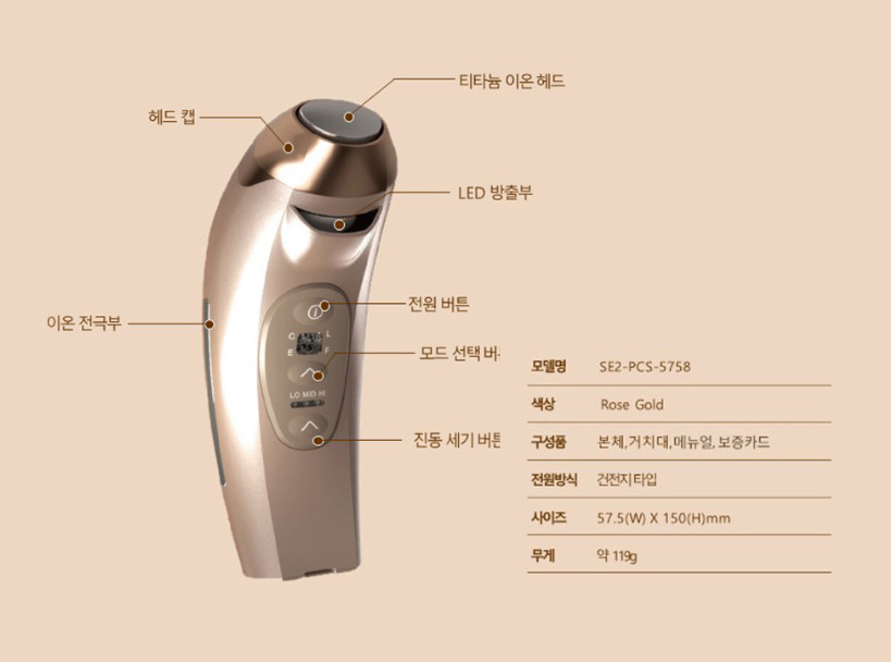 VANAV UP4 Facial Massager Device Galvanic Vibration-Limited