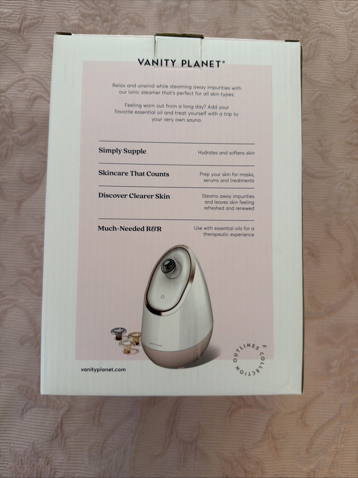 NIB Vanity Planet Ionic All Skin Type Facial Steamer