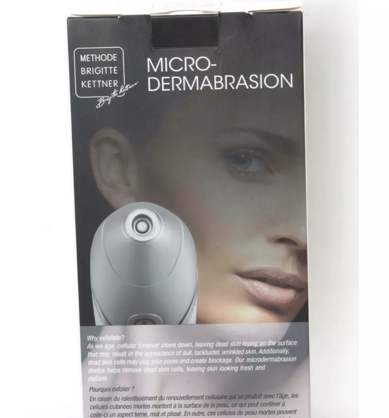 Method brigitte kettner micro dermabrasion skin exfoliation device kit MBKMDA19