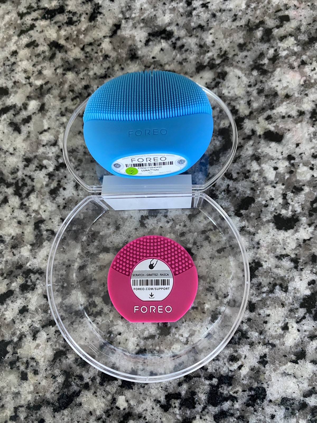 FOREO LUNA Fofo 1Pc Cleansing Brush, Aquamarine, BEST OFFER, RETAIL VALUE: $89