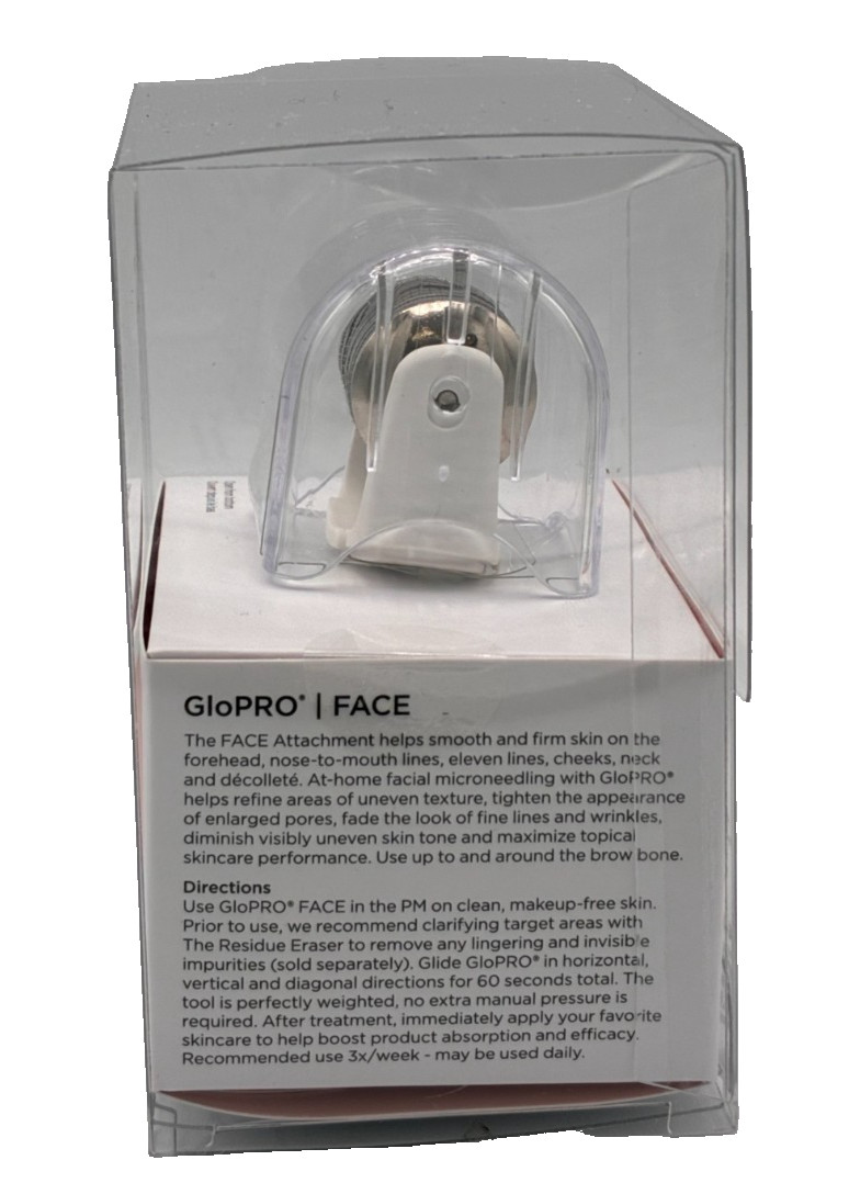 Beautybio Glopro Face Micro Tip Attachment ~ White Different Presentation ~ BNIB