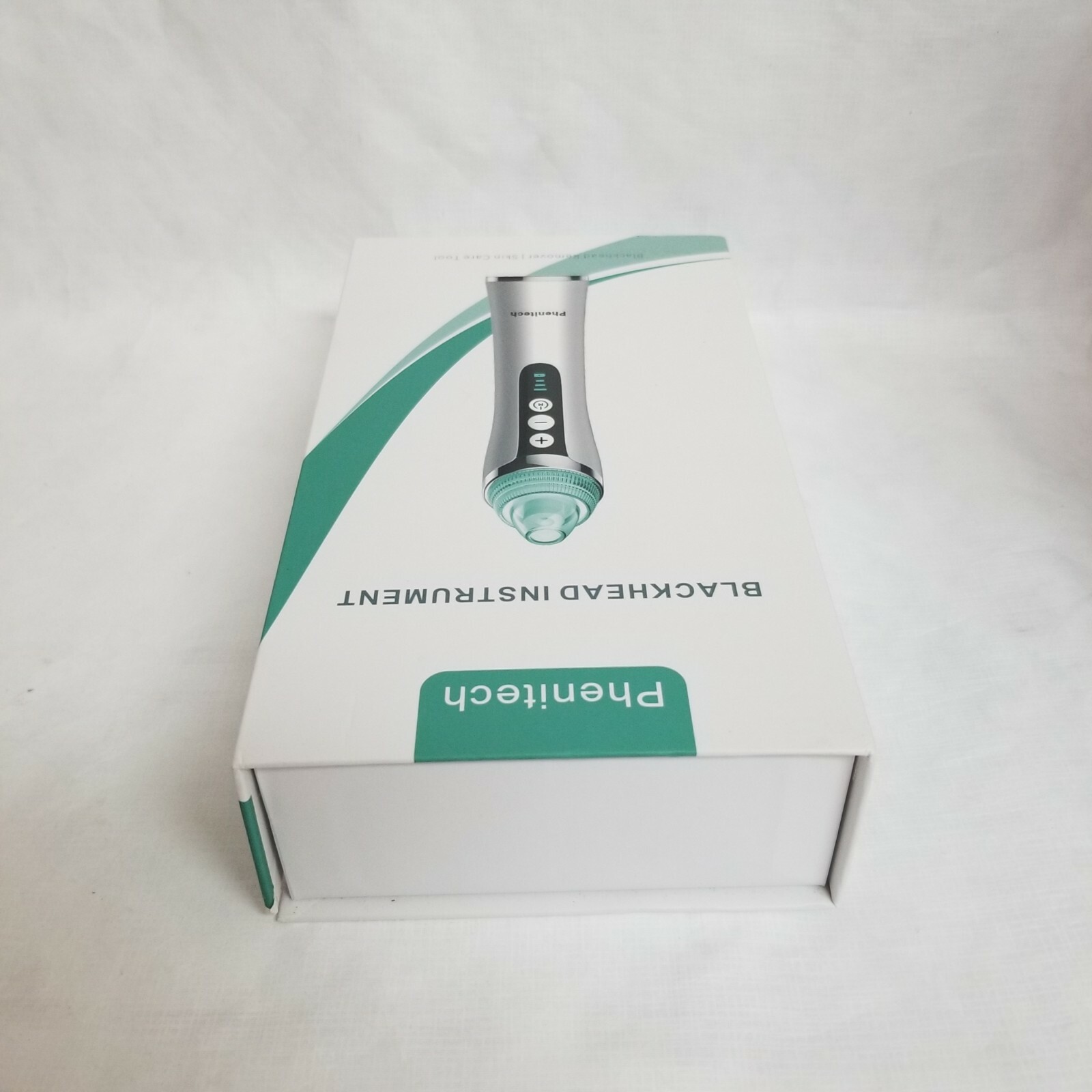 Phenitech Blackhead Instrument, 60 KPA Suction, 3 Color LED Lights, USB Charger
