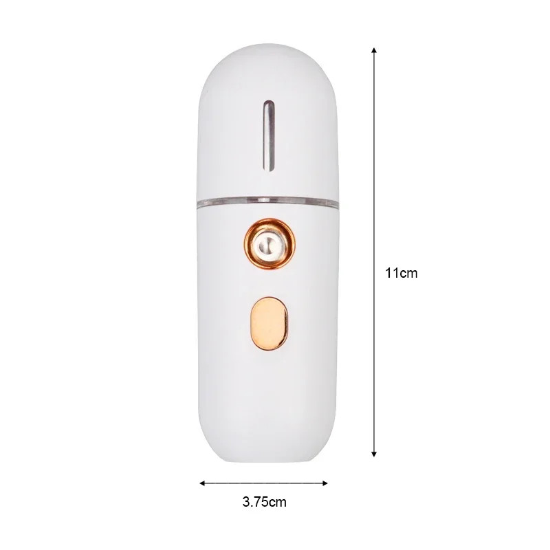 Mini Portable Humidifier Nano Mister Facial Steamer Device Beauty Spray Hydratin