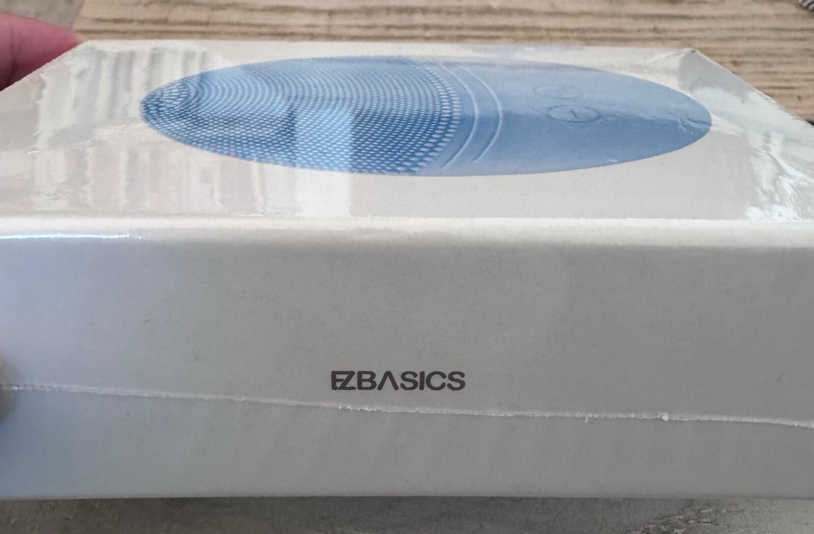Ezbasics Sonic Face Brush Blue Waterproof Vibrating Deep Cleansing Gentle Exfo