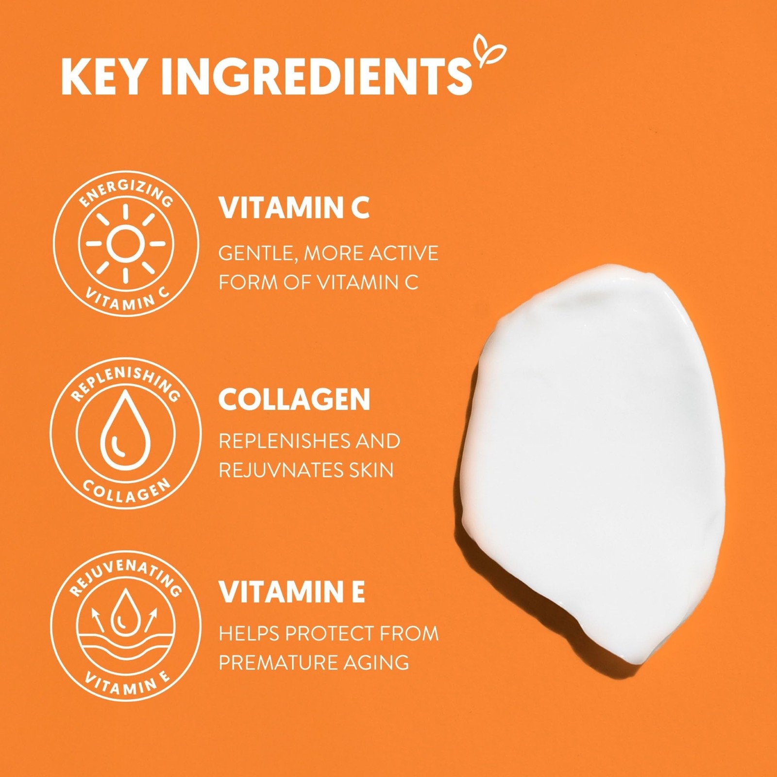 By Nature Vitamin C + Collagen Face Cream Cleanser 7 Ounce (Pack of 1),