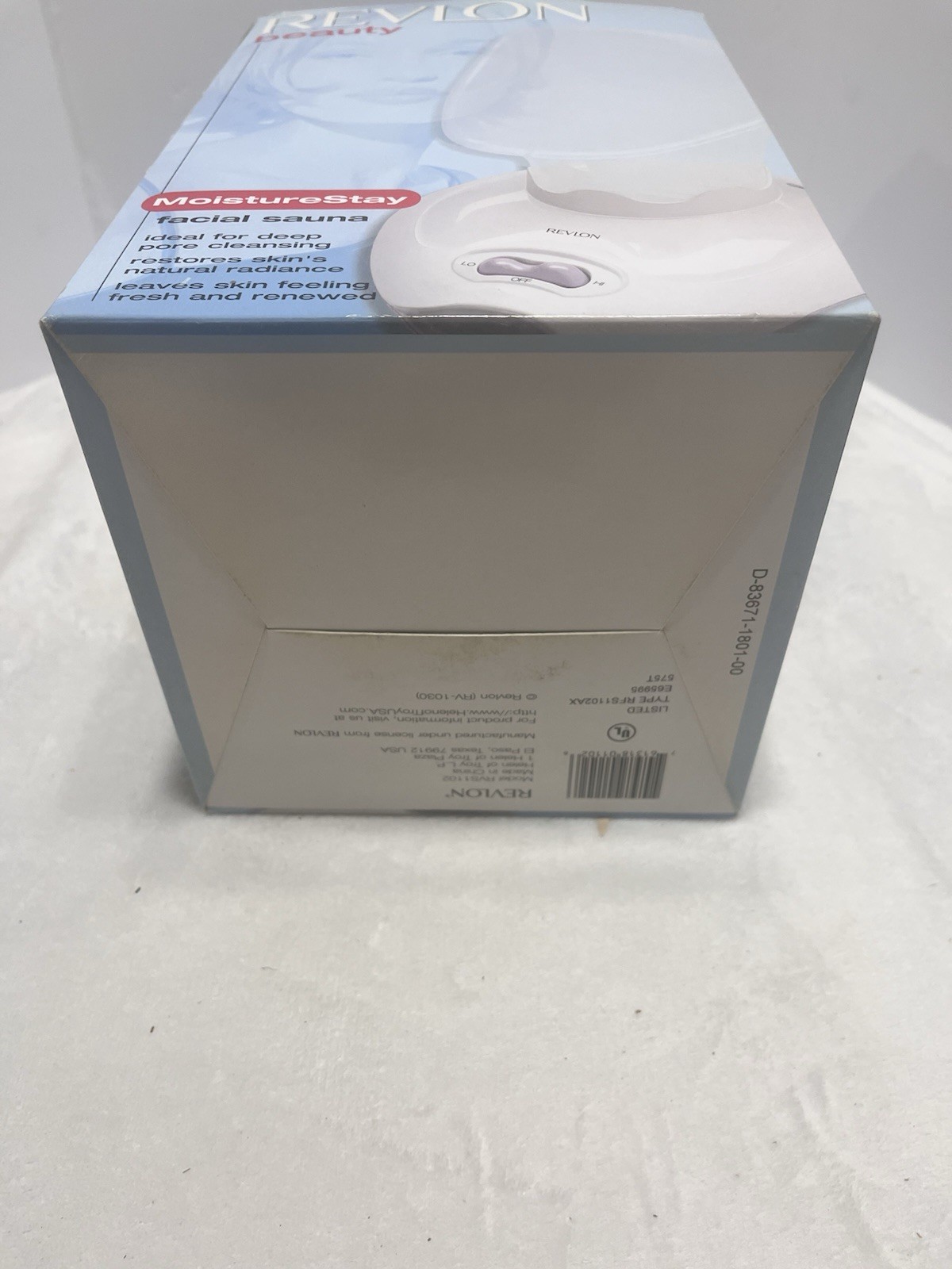 Revlon MoistureStay Facial Sauna Steamer Spa Deep Pore Cleansing Kit NIB