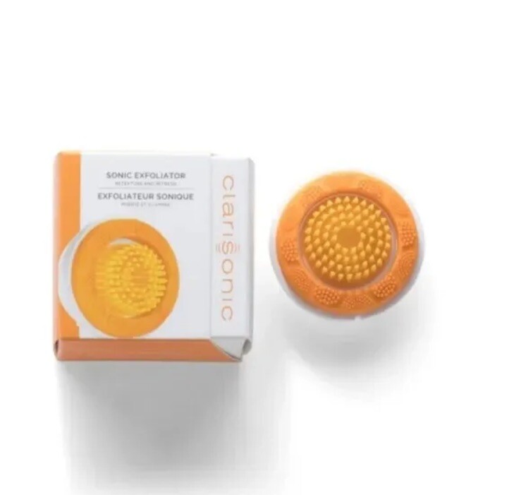 Clarisonic Sonic Exfoliator Retexture Refresh Replacement Brush Head Orange -New