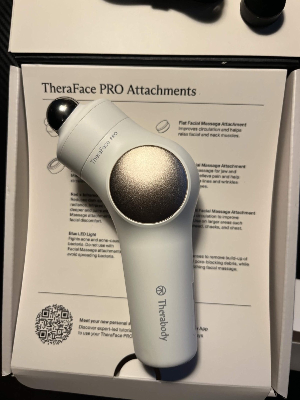 Open Box Therabody TheraFace PRO TF02220-01 Facial Therapy Device White