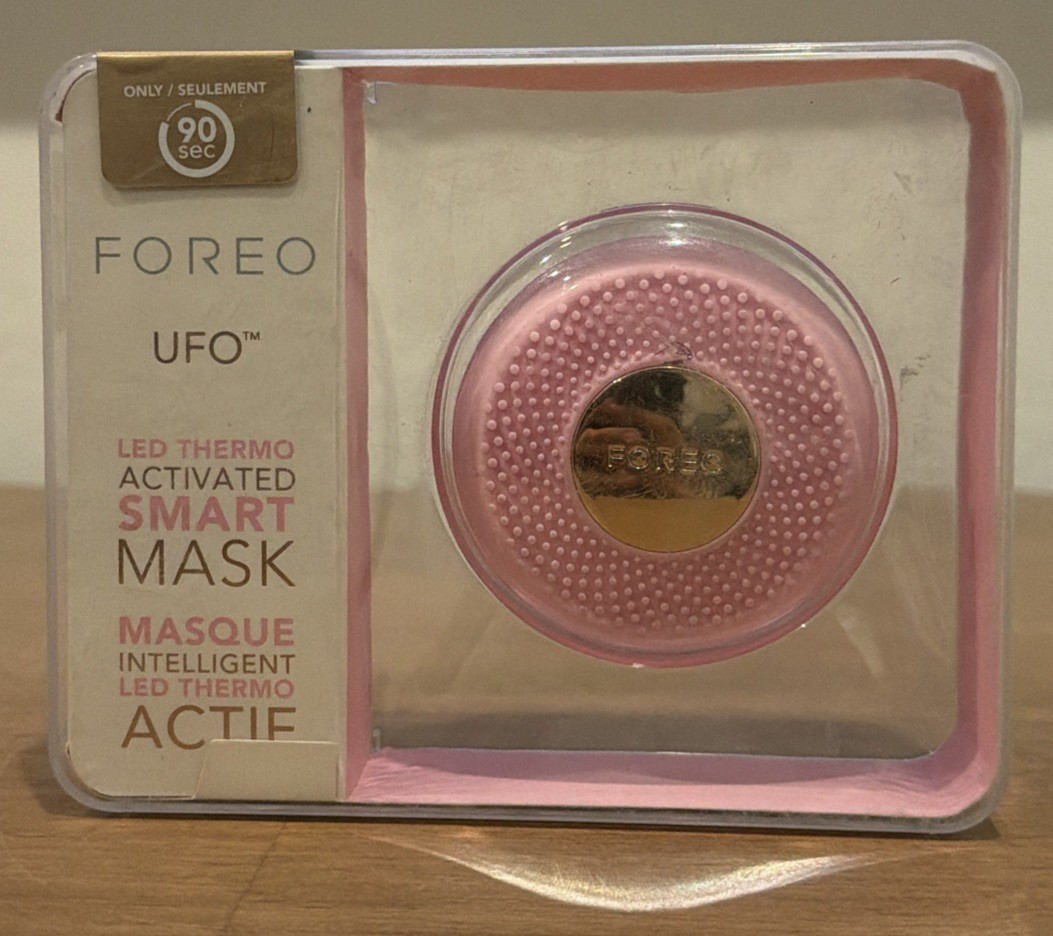 FOREO UFO Mini LED Thermo Smart Facial Mask-Pearl Pink-Mask included
