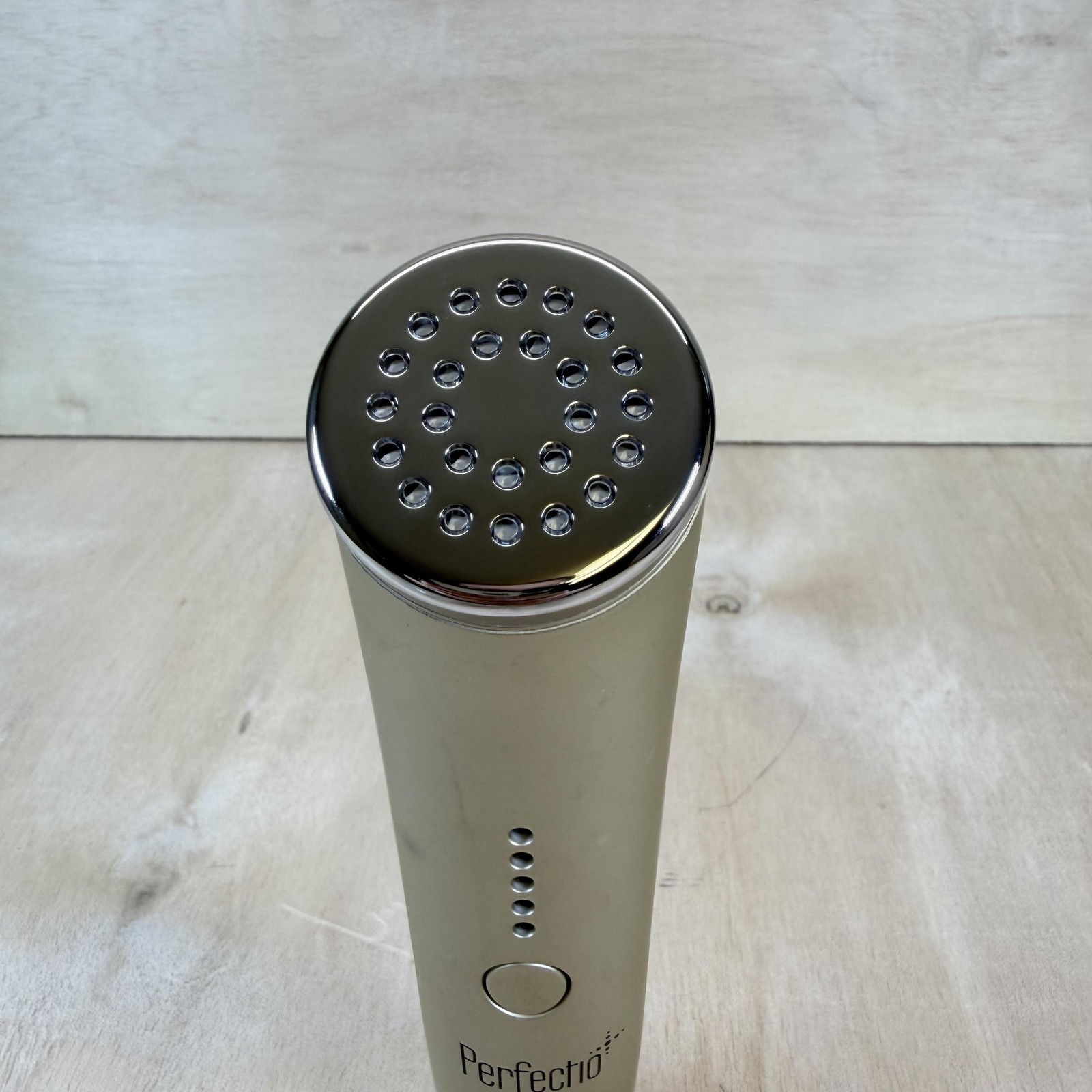 Zero Gravity Perfectio Facial Toning Device Handheld LED Skin Therapy Gold
