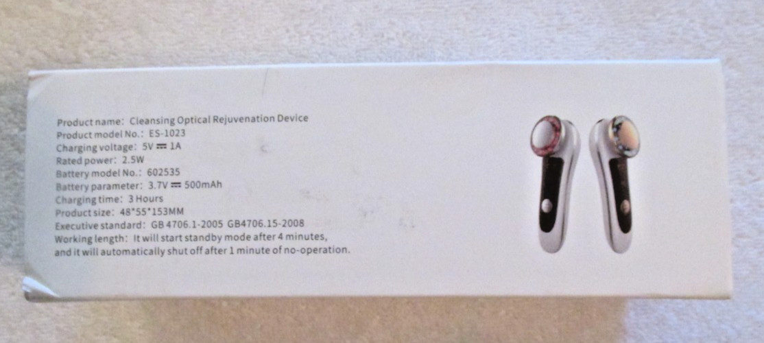 Cleansing Optical Rejuvenation Device ES-1023 Facial Massager-H