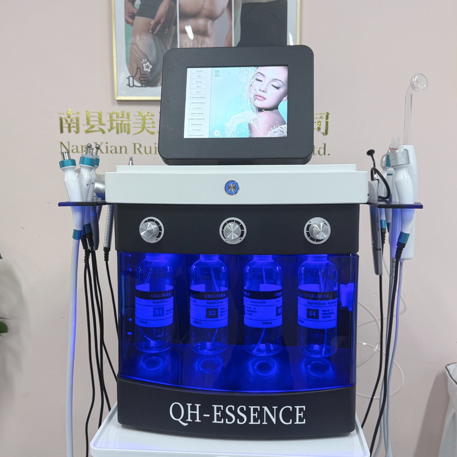 14-in-1 Facial Cleaning Skin brightening Acne Blackhead Removal beauty Machine