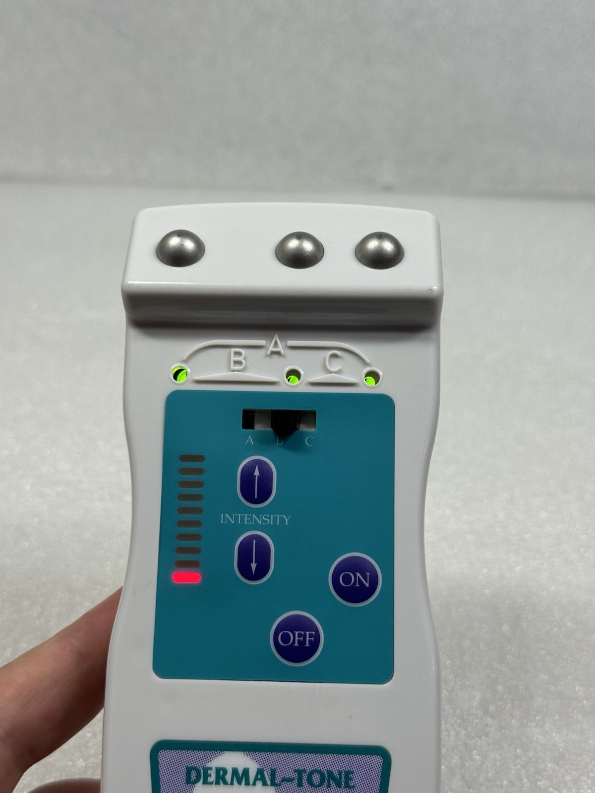 Genuine Original Dermal-Tone Facial Exerciser Treatment Tested NO AC ADAPTER