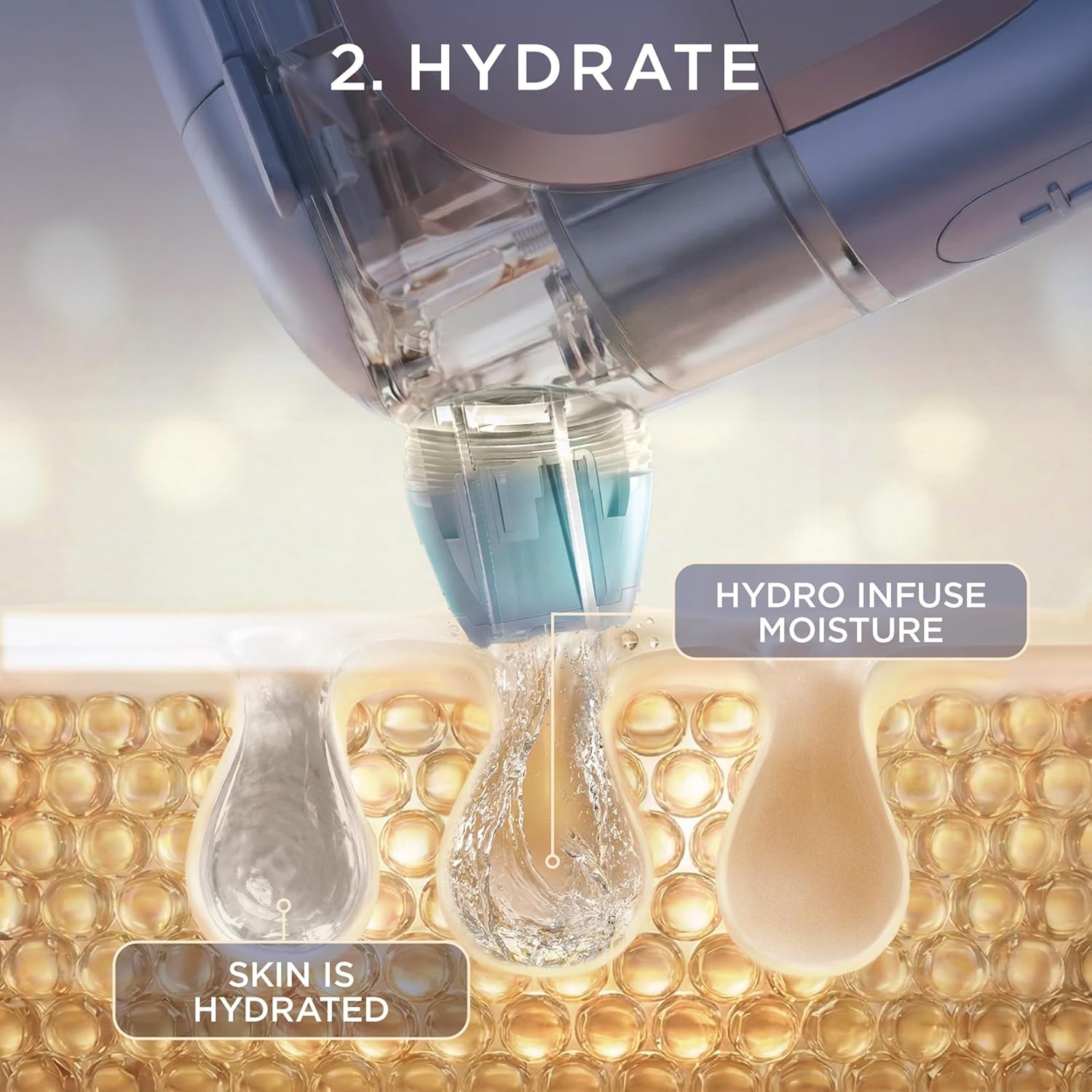 Shark FacialPro Glow at-Home Hydro-Powered Facial System with DePuffi Hot & Cold