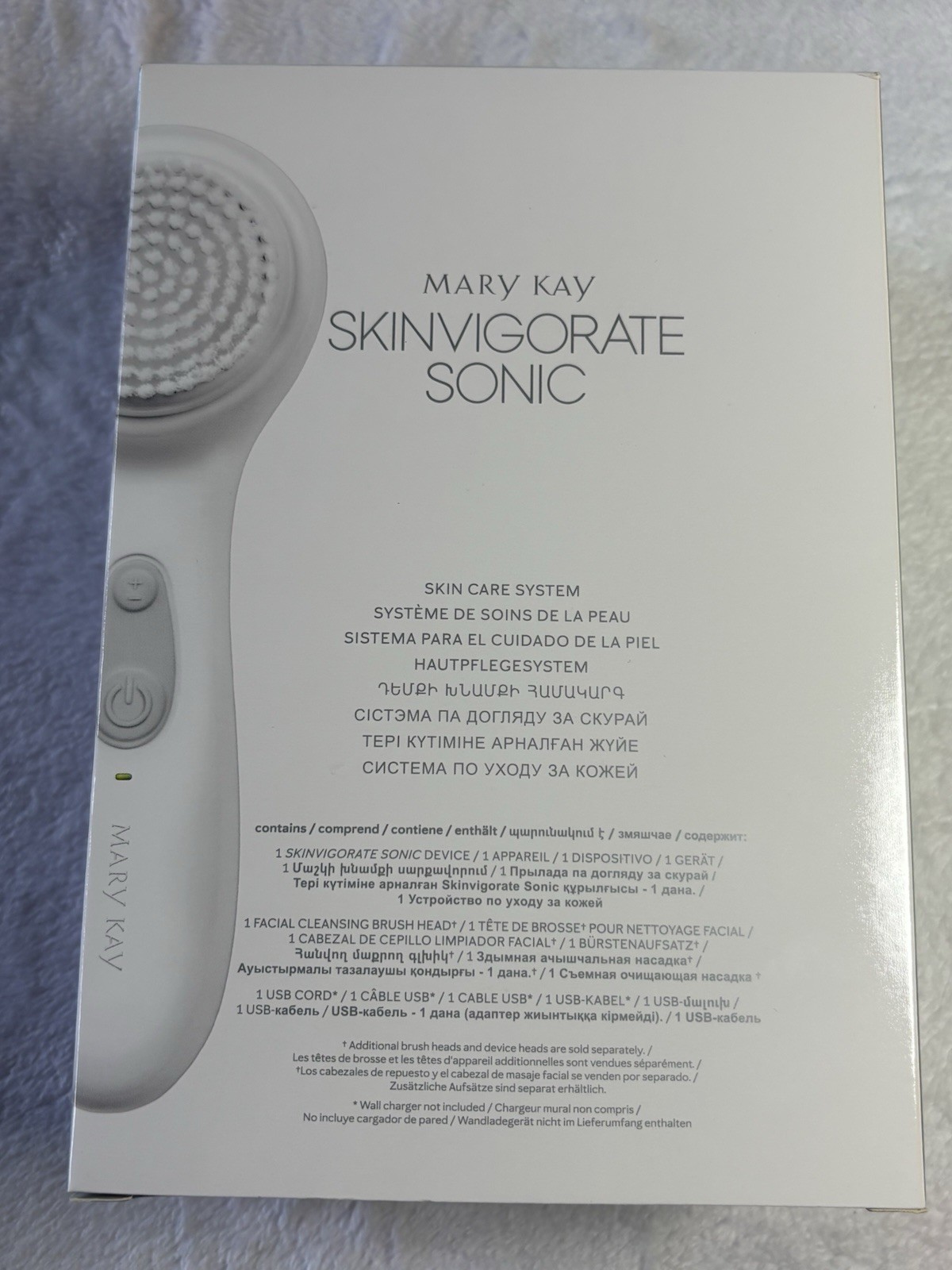 Mary Kay Skinvigorate Sonic Skin Care System (Device + Brush Head + Cord)